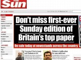 Nowy tabloid obiecuje czytelnikom zaufanie i przyzwoitość. Jaki? "The Sun on Sunday"!