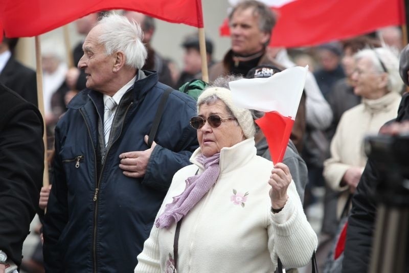 Grzegorz Pabijan z Krucjaty Młodych przyjechał na marsz z...