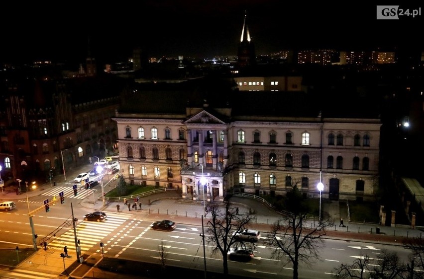 Nasz fotoreporter Andrzej Szkocki był na ostatnim piętrze...