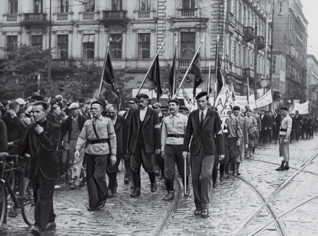 Pochód ONR w Warszawie, sierpień 1937 r.