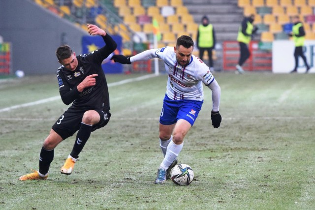 7.02.2021 bielsko-biala podbeskidzie gornik zabrze, podbeskidzie bielsko-biala gornik zabrze, stadion miejkski w bielslku-bialej fot. lukasz klimaniec dziennik zachodni polska press slask