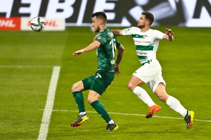 Śląsk Wrocław - Lechia Gdańsk 10.04.2021 r. Oceniamy biało-zielonych. Makowski z golem w ekstraklasie. Kto na plus, a kto słabszy? [galeria]