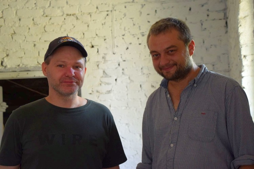 Marcin Dymiter i Marcin Barski w Galerii R5