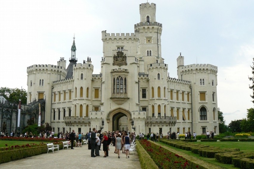Pałac w Hluboce przypomina Windsor w Anglii