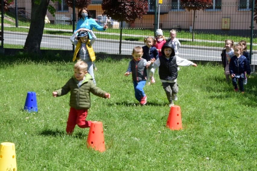 Maluchy, które wróciły w maju do przedszkola "Słoneczko" w...