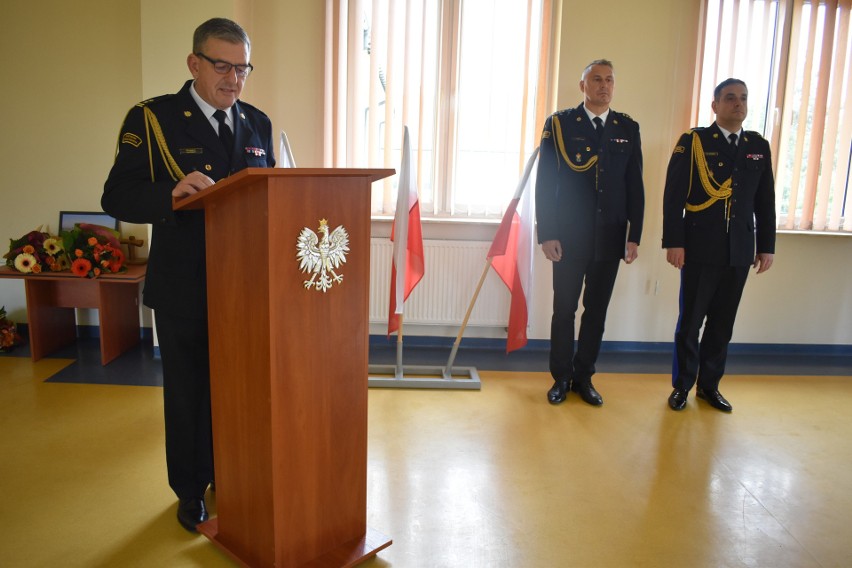 Starszy brygadier Jarosław Huk nowym komendantem straży pożarnej w Pińczowie