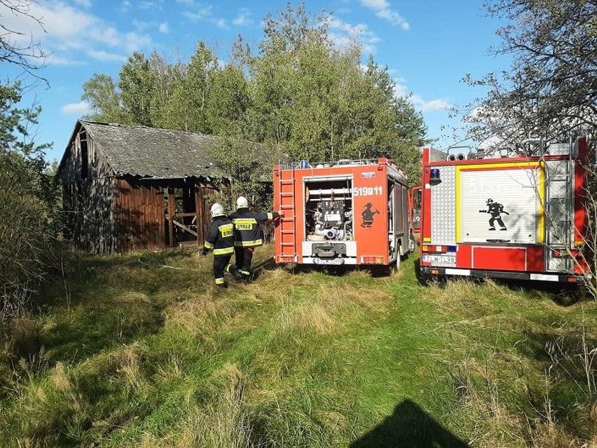 Pożar stodoły w gminie Secemin. Ogień ugasili mieszkańcy [ZDJĘCIA]