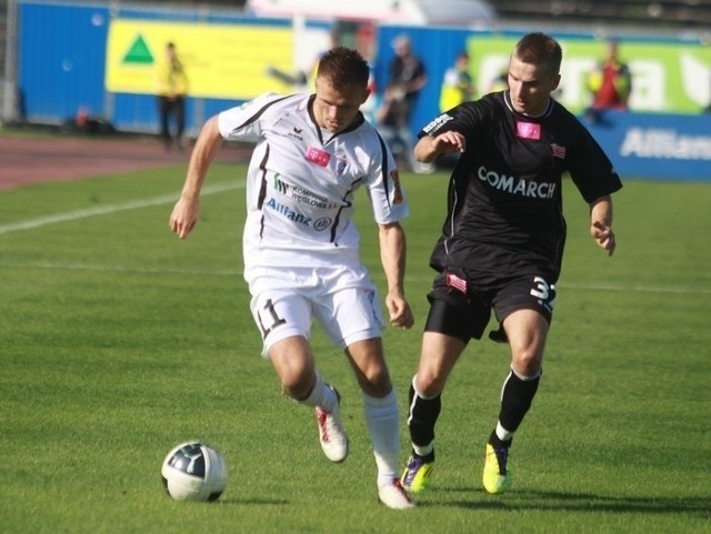 Marcin Wodecki zdobył bramkę w meczu z Garbarnią Kraków