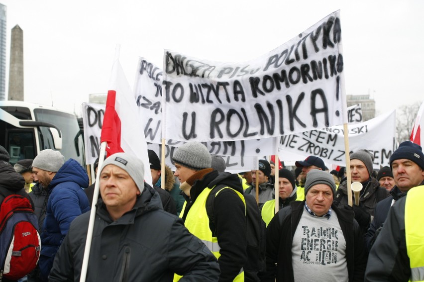 Protest rolników w Warszawie. Oblężenie stolicy