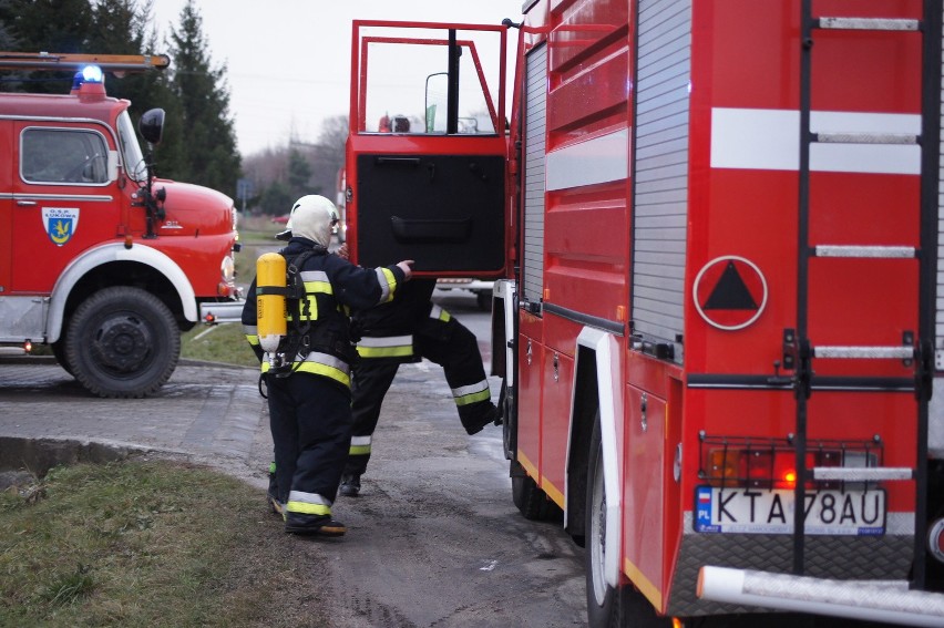 Łęg Tarnowski. Potężny pożar stolarni