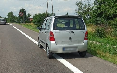 Rowerzysta ranny w wypadku na DK nr 77 w Zadąbrowiu w powiecie przemyskim [ZDJĘCIA]