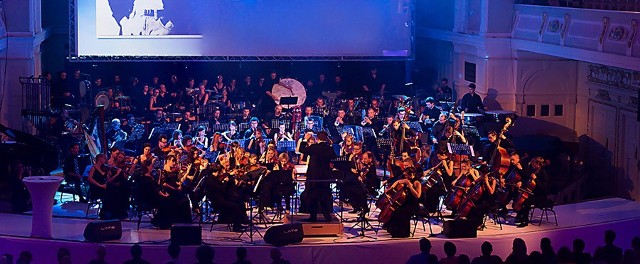 Koncert orkiestry l'Autunno podczas festiwalu Transatlantyk.