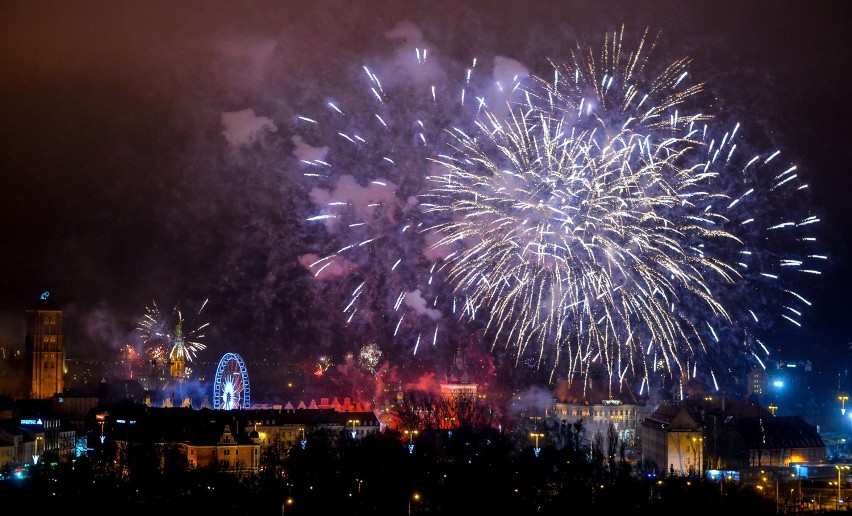 Sylwester 2017 na Targu Węglowym w Gdańsku