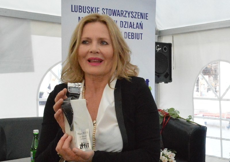 Grażyna Szapołowska laureatką nagrody Klaps 2015 Zielonogórskiego Festiwalu Filmu i Teatru! (zdjęcia)