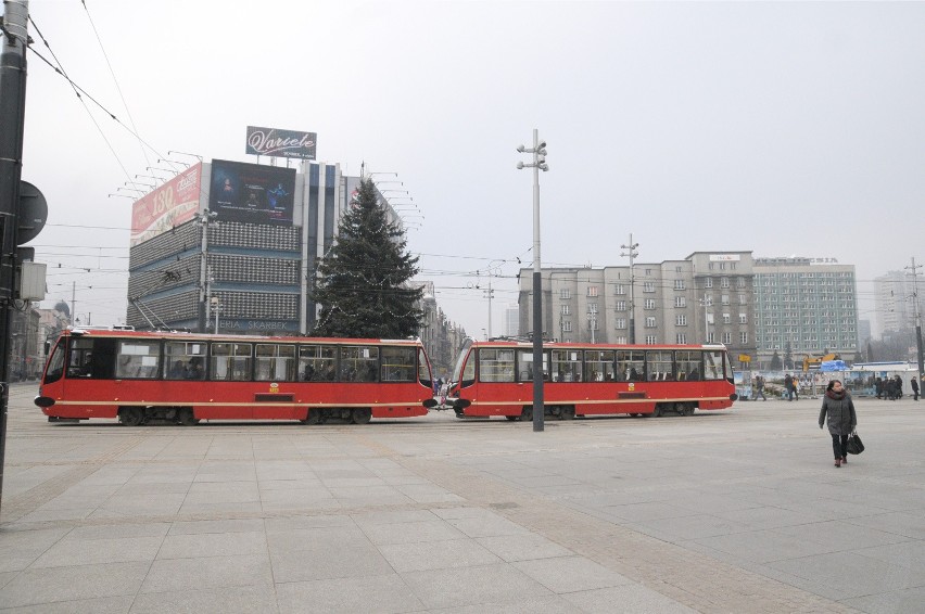 Tramwaj kzk gop swieta katowice rynek 27.12.2104 fot. maciej...