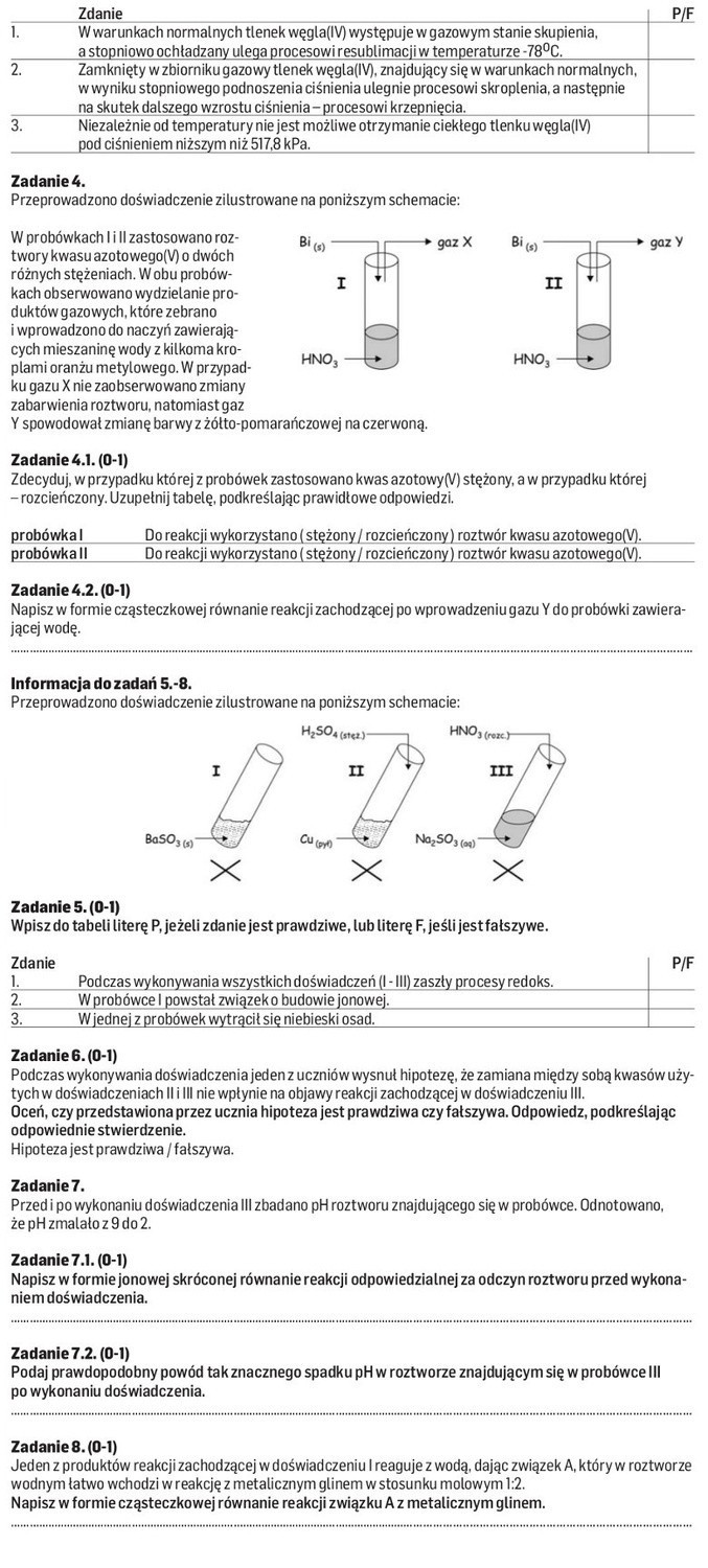 Matura z chemii 2016 r. z Wydziałem Chemii Uniwersytetu Jagiellońskiego [ZADANIA, ARKUSZE]