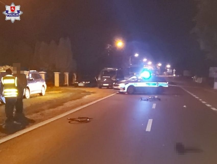 Śmiertelny wypadek w Parchatce. Kierowca daewoo podczas wyprzedzania wjechał w rowerzystkę               