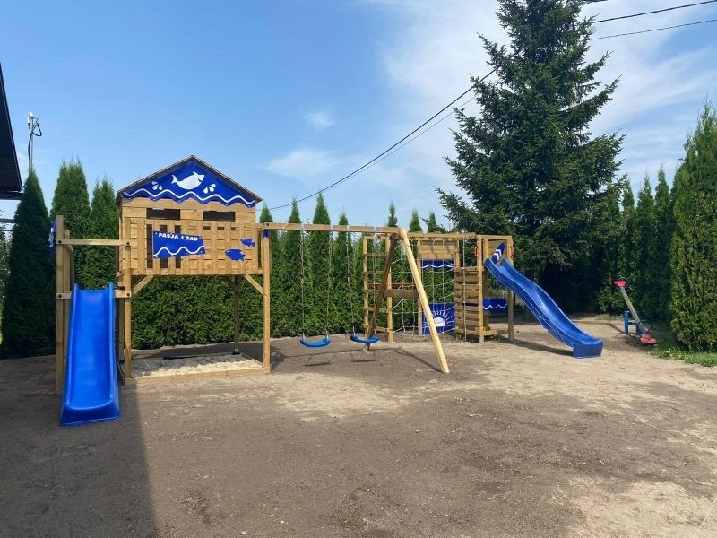 Nowy plac zabaw w Bodzewie, w gminie Belsk Duży.