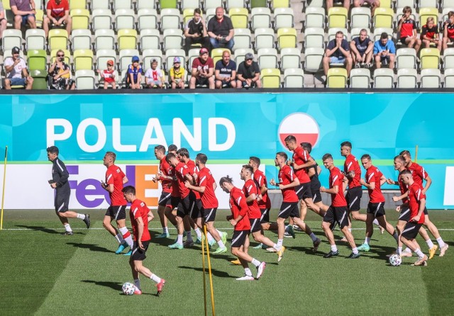 Oficjalny trening polskiej reprezentacji w piłce nożnej przed rozpoczęciem Euro 2020.