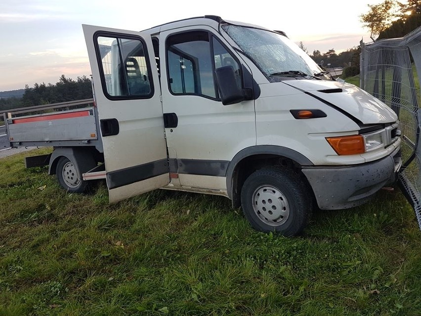 Wypadek na drodze krajowej 94 w Sienicznie. Zderzyły się...