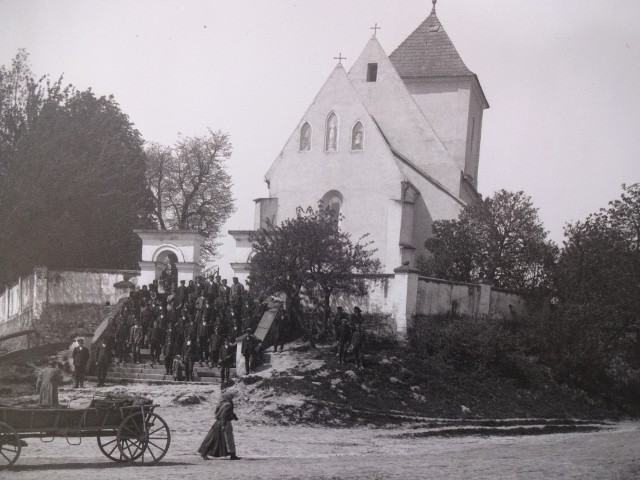 Zbiory IS PAN, Chybice, kościół parafialny pod wzezwaniem Świętej Małgorzaty, maj 1913 roku, zbiory IS PAN