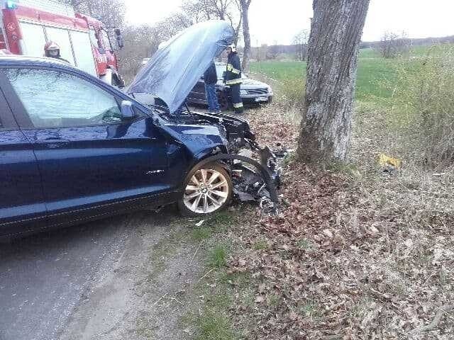 Wypadek koło Starego Krakowa. Jedna osoba została ranna