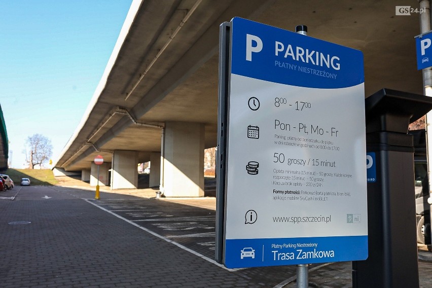 Pusty parking pod Trasą Zamkową w Szczecinie. Czy o to chodzi w Nowym Ładzie Parkingowym? Nasze obserwacje