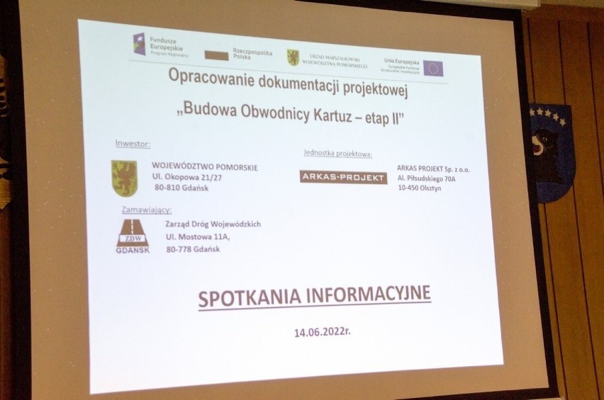 II etap budowy obwodnicy Kartuz. Odbyło się spotkanie z mieszkańcami - można jeszcze zgłaszać uwagi. ZDJĘCIA