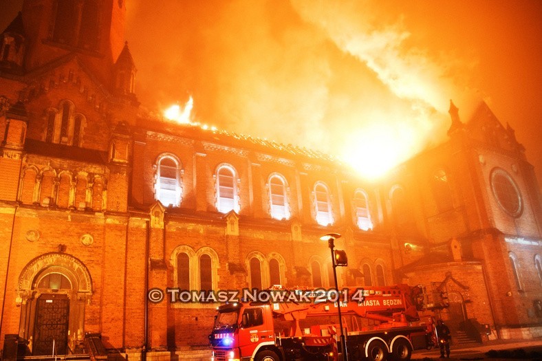 Pożar katedry w Sosnowcu. Powstanie specjalny namiot nad świątynią