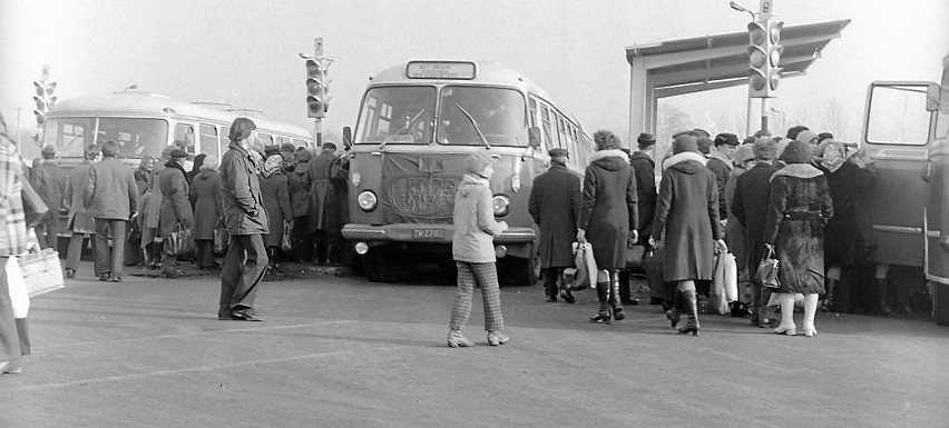 PKS obsługiwał niemal całość transportu podmiejskiego i...