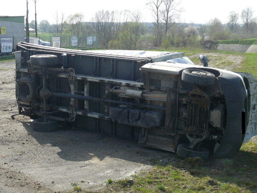 Wypadek z udziałem karetki w Siedlcu