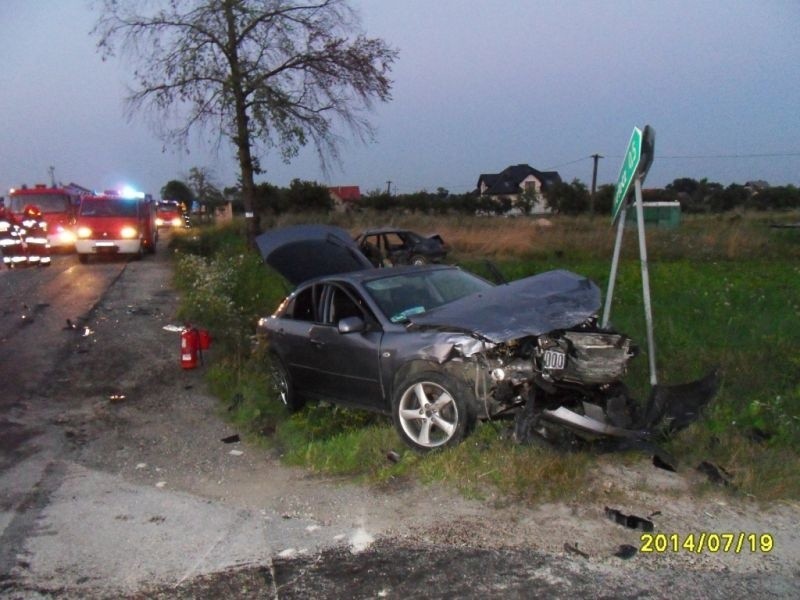 Wypadek w Wełeczu. Sześć osób z obrażeniami