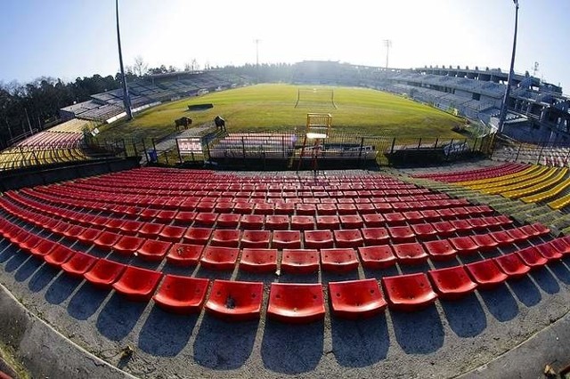 Stadion miejski przy ulicy Słonecznej.