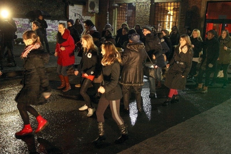 Taniec w proteście przeciwko przemocy wobec kobiet - Off Piotrkowska