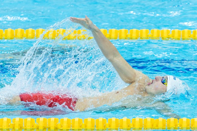 Ksawery Masiuk w trwających MP w pływaniu zdobył już dwa złote medale.