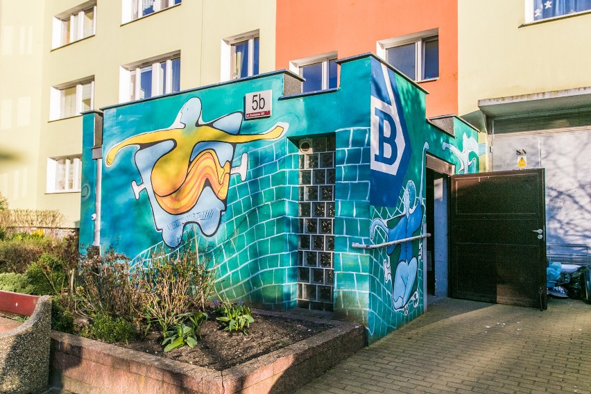 Gdańska Zaspa znana jest w całej Polsce ze swoich murali....