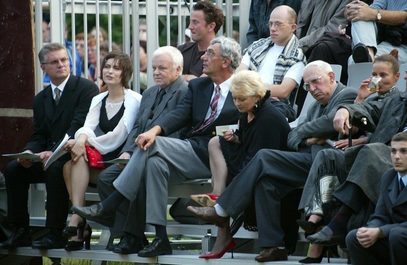 Od lewej: Krzysztof Kolberger, Danuta Stenka, Marian Opania,...