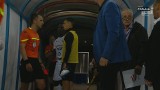 Czerwona kartka dla Leandro w tunelu. Niecodzienna scena po meczu Ruch Chorzów - Stal Mielec w PKO Ekstraklasie