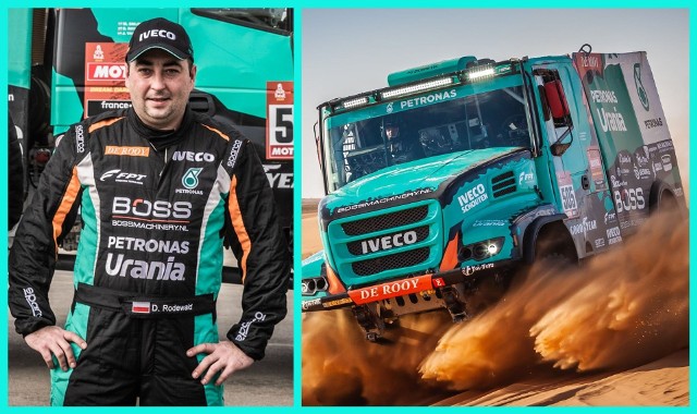 Darek Rodewald jest mechanikiem pokładowym w holenderskim Teamie de Rooy. Na 44 Rajdów Dakar wziął udział już w jedenastu startach!