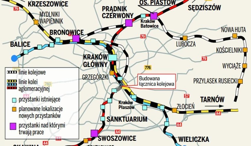 Kraków obiecuje kolej i metro. Jakie są realia?