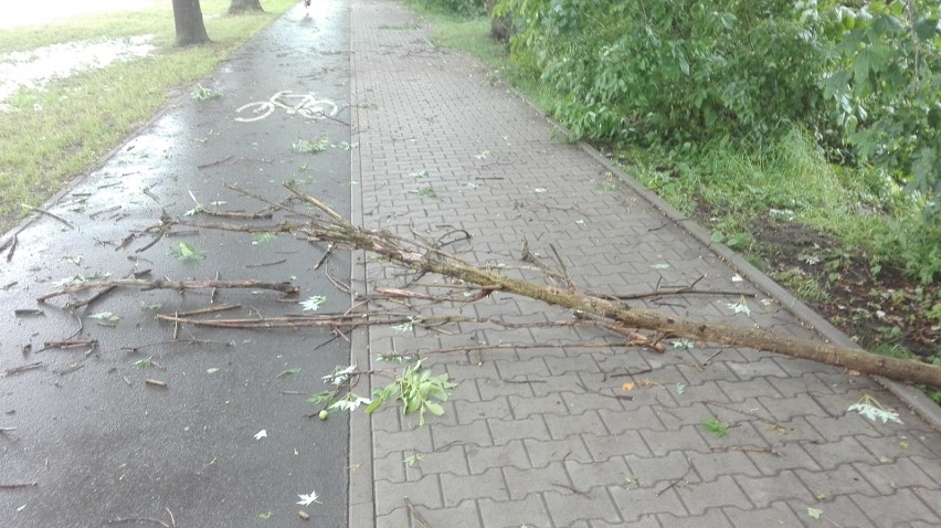 Burza i ulewa w Krakowie. Po wielkiej burzy jaka przeszła...