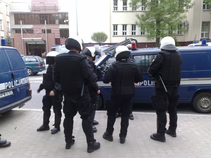 Protest kibiców Jagiellonii Białystok