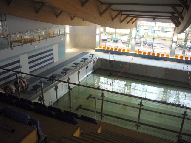 Jeśli ten basen spełni  wymogi w przyszłości będą tu rozgrywane zawody sportowe.