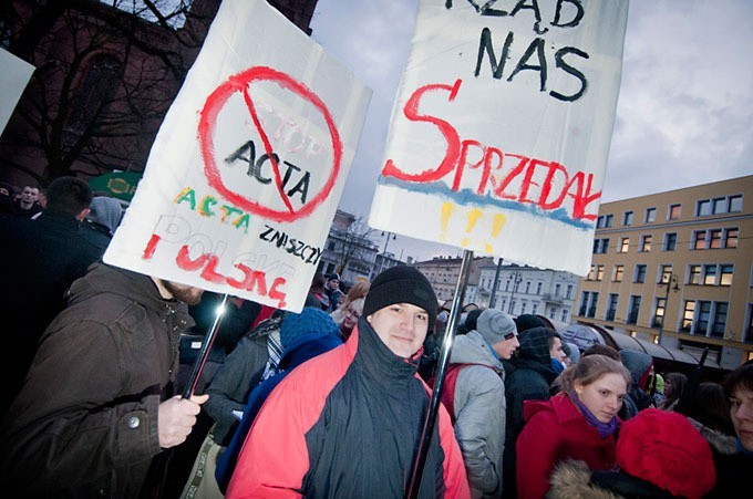 Młodzież wyszła na ulice. Nie dla ACTA