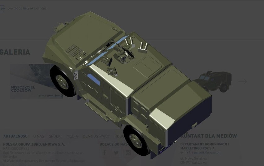 Huta Stalowa Wola zaprojektuje podwozie niszczyciela czołgów. Znamy szczegóły. Zobacz zdjęcia