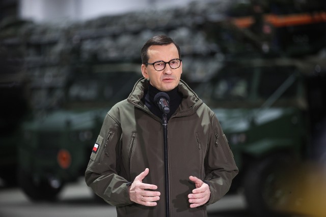 Premier Mateusz Morawiecki odwiedził 6. Brygadę Powietrznodesantową im. gen. bryg. Stanisława Sosabowskiego w Krakowie.