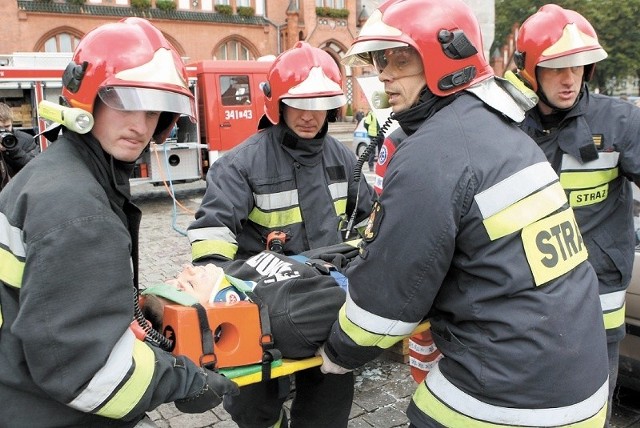 Podczas ćwiczeń służby miały za zadanie udzielić pomocy aż 6 osobom.