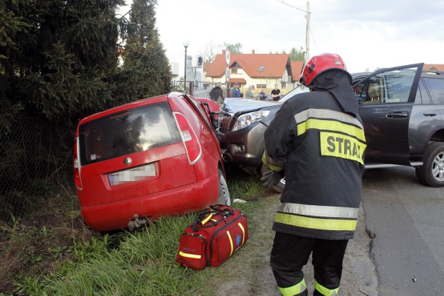 Wypadek na Rąbieńskiej w Łodzi