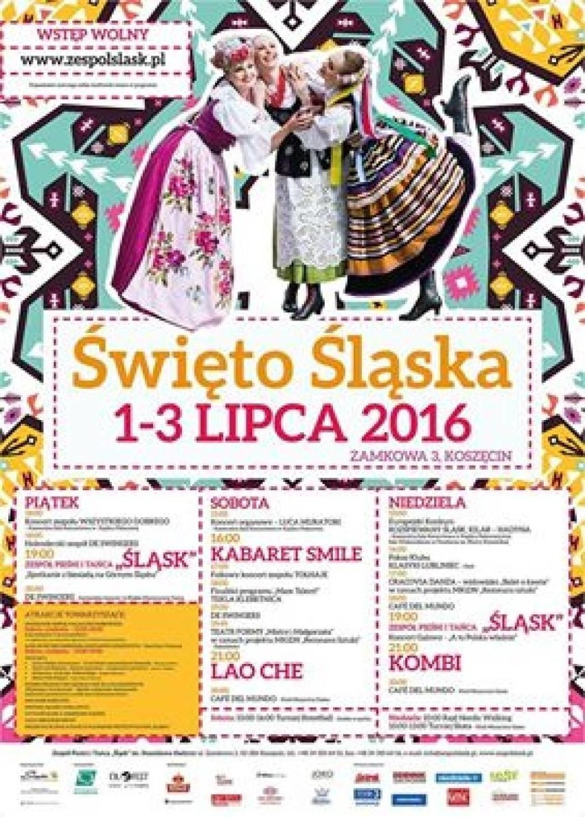 Święto Śląska 2016 w pierwszy weekend lipca w Koszęcinie [PROGRAM]