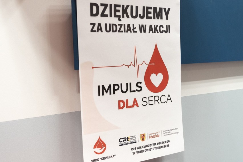 Zbiórka krwi "Impuls dla serca" w Piotrkowie Trybunalskim